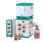 Deluxe Benchtop Bioprocess Controller with Bioreactor, Integrated Pumps, Sensors, and AES Tubing Set