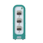 Front view of the Deluxe Benchtop Bioprocess Controller auxiliary pump module showing controls for up to (3) optional pumps